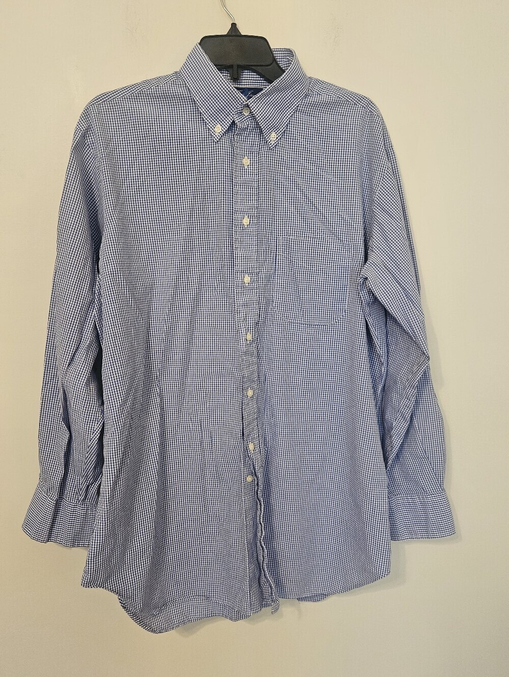 Tom James custom long-sleeve dress shirt EUC